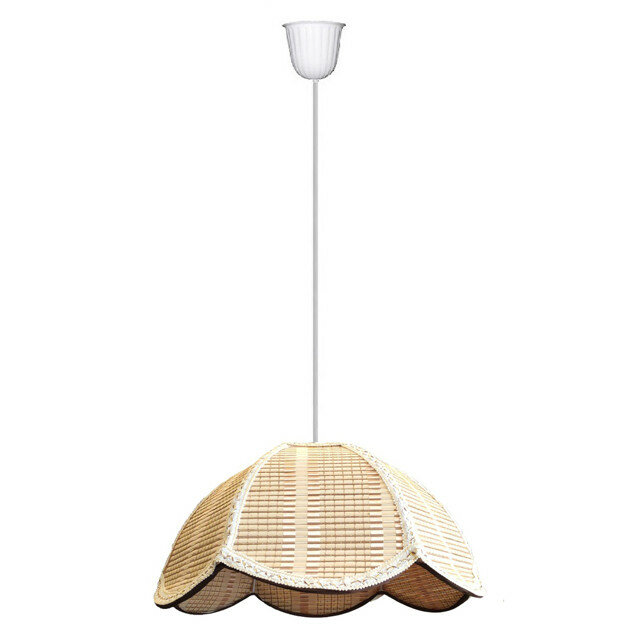 фото Светильник подвесной балтийский стиль helle светло-коричневый