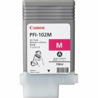 Картридж струйный Cactus CS-PFI102M пурпурный (130мл) для Canon IP iPF500/iPF600/iPF700/MFP M40/iPF765/LP17/LP24 CS-PFI102M