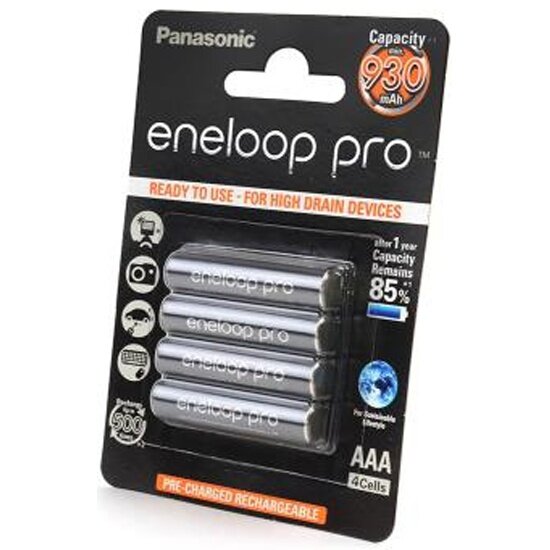 Аккумулятор ENELOOP Panasonic Pro LR03 AAA 930 mAh R2U (уп 4 шт)