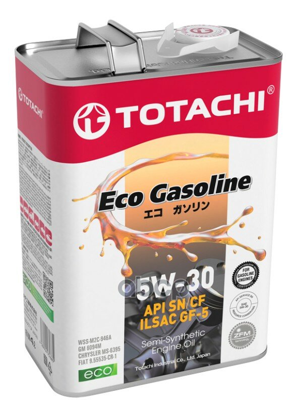 TOTACHI Totachi Eco Gasoline Semi-Synthetic Sn/Cf 5W-30 4Л