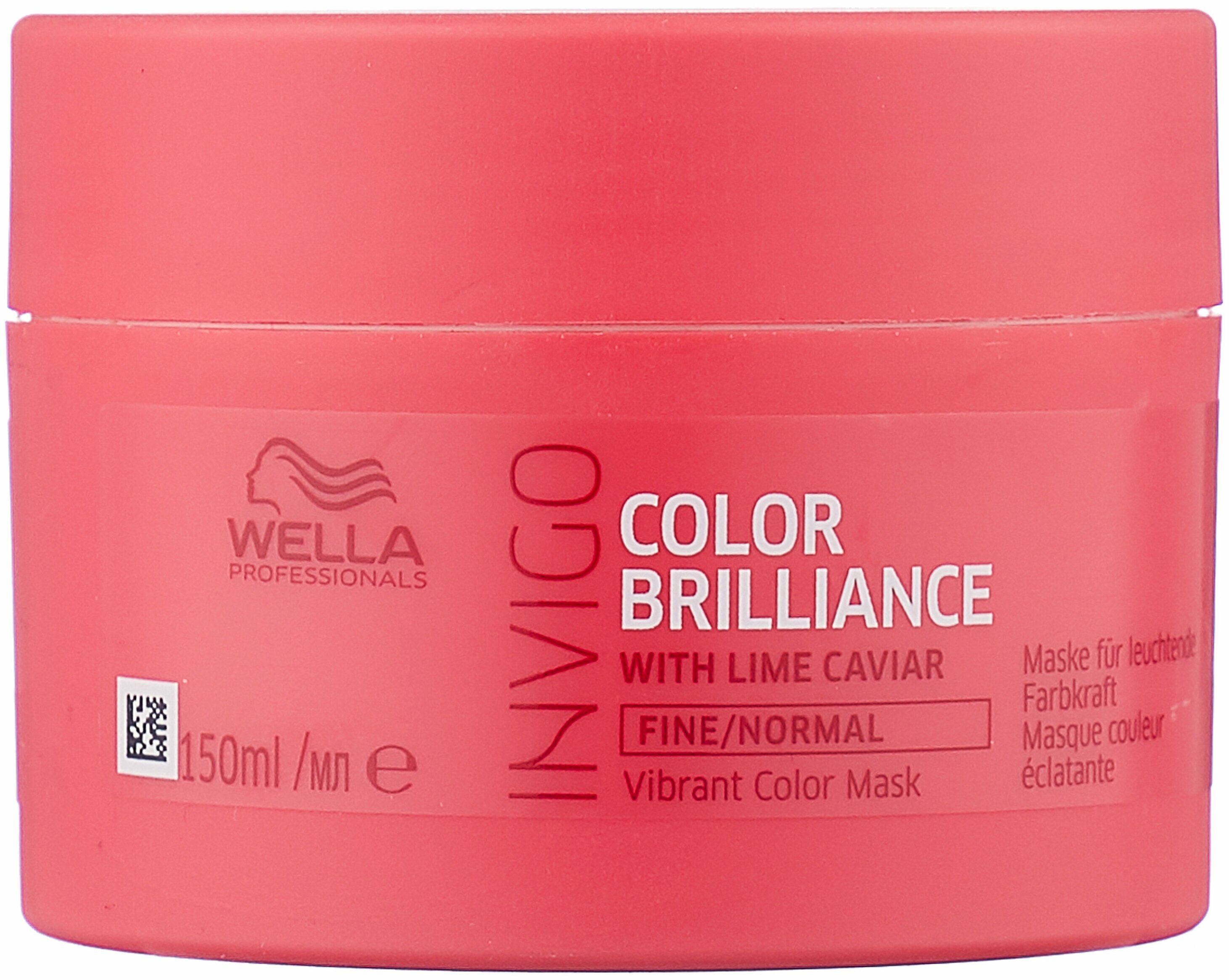 Маска для волос для окрашенных волос Wella Professional Invigo Color Brilliance для нормальных и тонких волос 150 мл