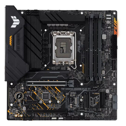 Материнская плата ASUS TUF GAMING B660M-PLUS D4, LGA 1700, Intel B660, mATX, Ret