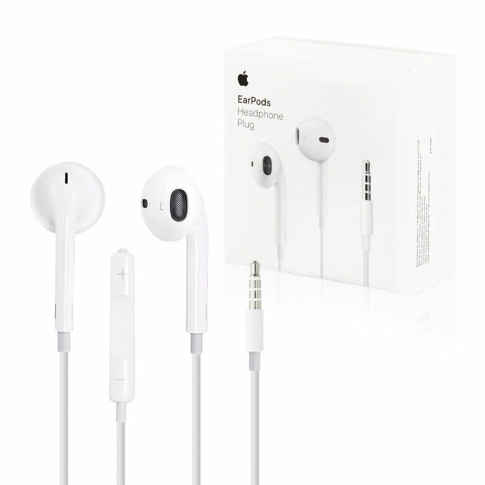 Наушники Apple EarPods 3.5 mm (MNHF2ZM/A) Белые