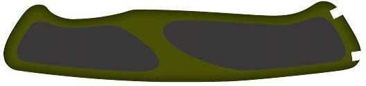 Задняя накладка для ножей VICTORINOX 130 мм, нейлоновая, зелёно-чёрная