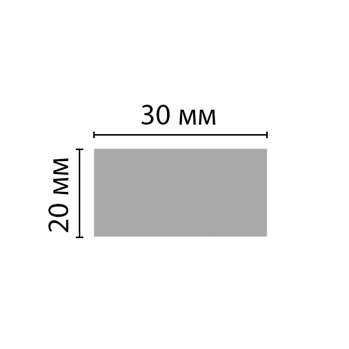 Рейка на стену 20х30х2900 Грецкий орех - фотография № 4