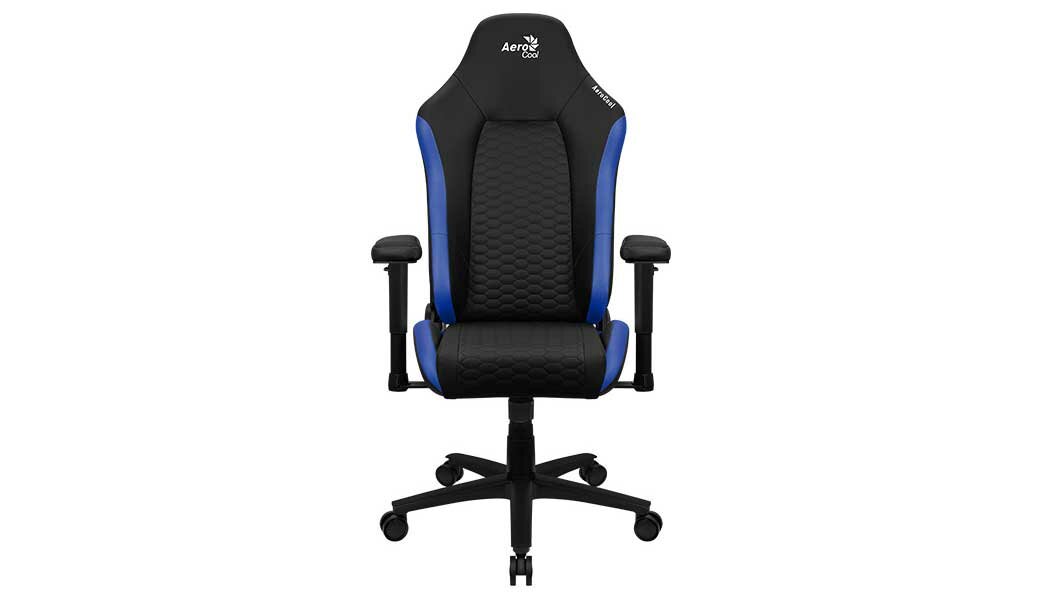 Кресло игровое Aerocool Crown Leatherette Black Blue [4711099471188]