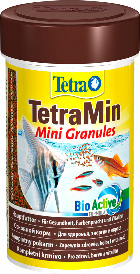 TETRAMIN MINI GRANULES корм гранулы для мелких рыб (100 мл х 2 шт)