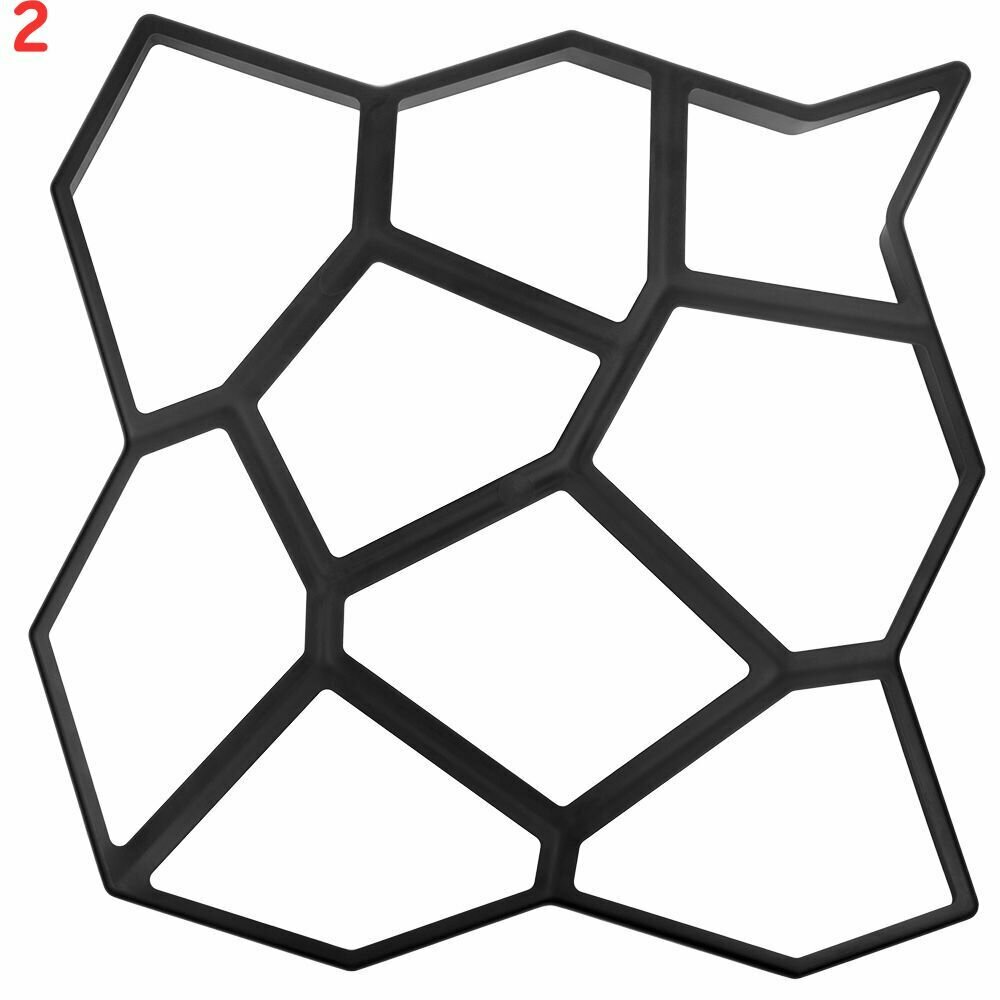 Форма для отливки садовых дорожек 50x50x6 см (2 шт.)