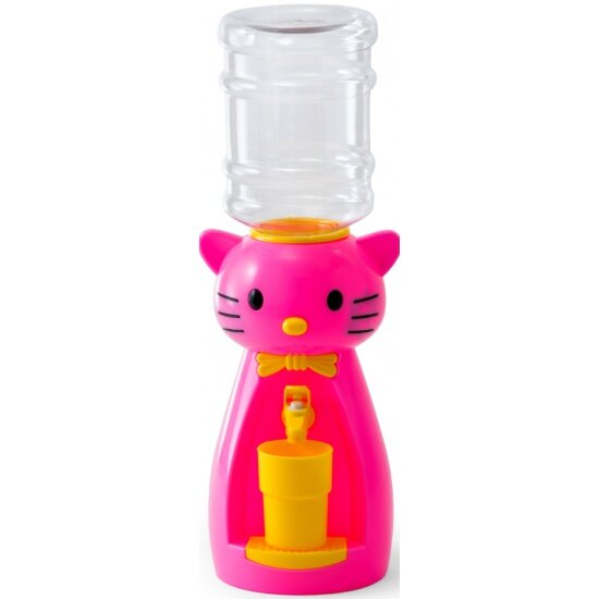 Раздатчик для воды детский VATTEN Kitty Pink (с цветным стаканчиком)
