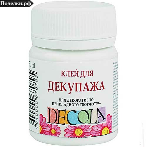 Клей для декупажа 8628932 Decola 50 мл, цена за 1 шт.