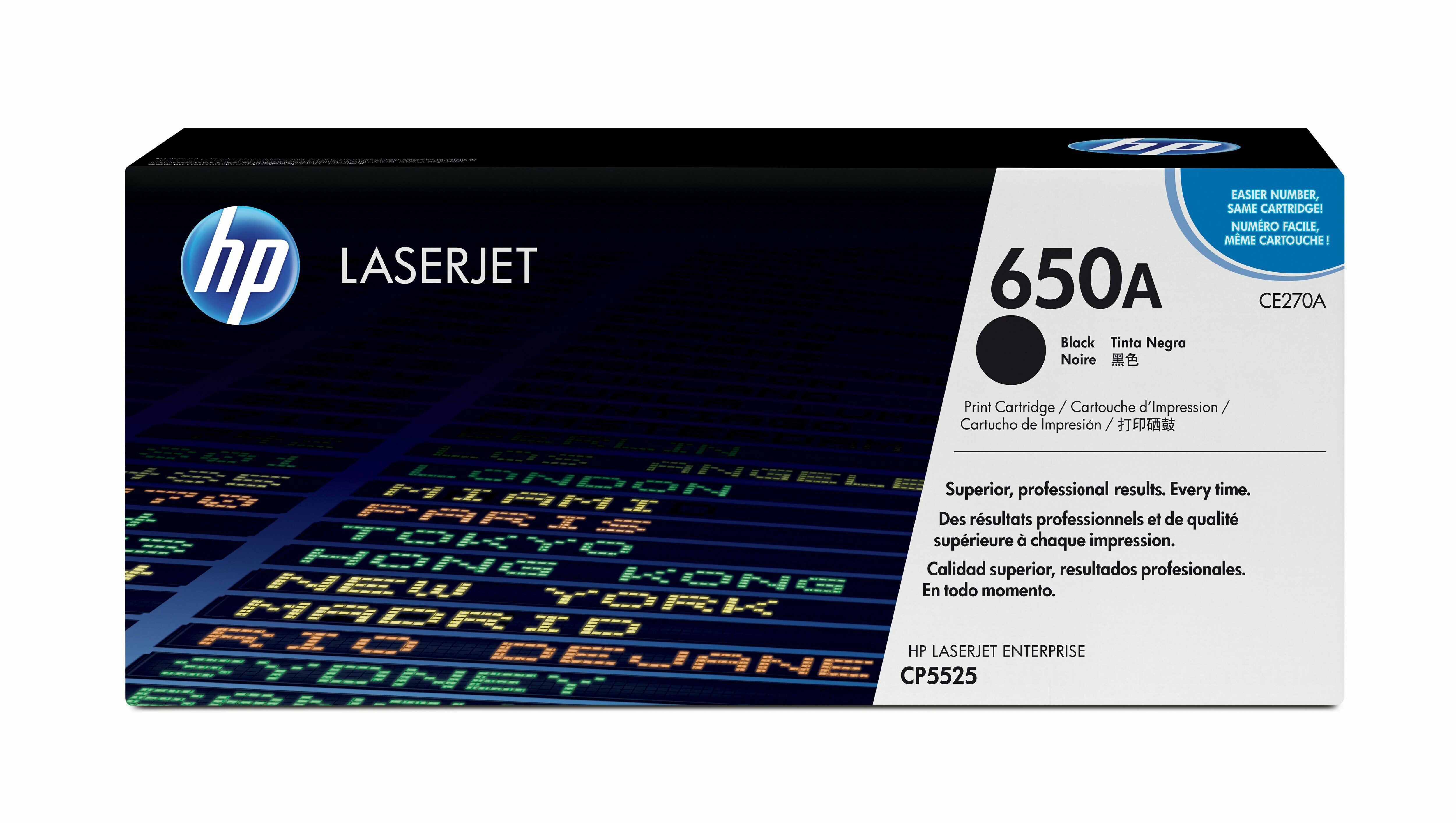 Картридж для печати HP Картридж HP 650A CE270A вид печати лазерный, цвет Черный, емкость