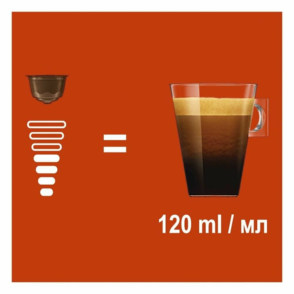 Кофейные капсулы NESCAFE DOLCE GUSTO LUNGO 6 x 16 / Нескафе Дольче Густо Лунго 96 шт - фотография № 4