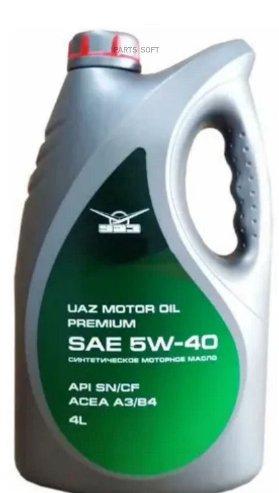 Синтетическое моторное масло УАЗ Premium 5W-40