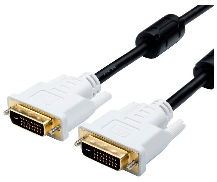 Atcom Кабель DVI-D Dual Link Atcom AT9148, с ферритовыми кольцами (3.0м) (ret)