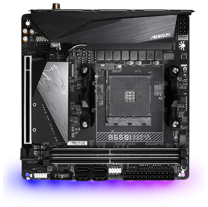 Материнская плата GIGABYTE B550I AORUS PRO AX (rev. 1.0)