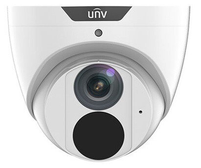 Uniview Видеокамера IP купольная, 1/2.7" 4 Мп КМОП @ 30 к/с, ИК-подсветка до 50м, LightHunter 0.003 Лк @F1.6, объектив 4.0 мм, WDR, 2D/3D DNR, Ultra