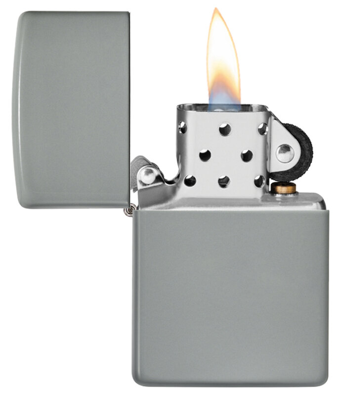 Зажигалка ZIPPO Classic с покрытием Flat Grey арт. 49452 - фотография № 2