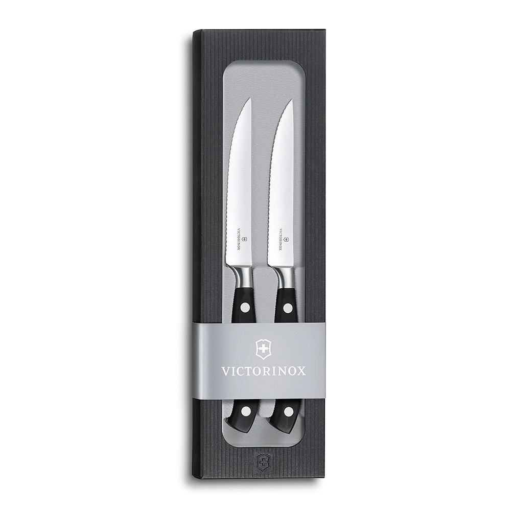 Набор Victorinox кухонный Grand Maitre Steak, 2 предмета, черный