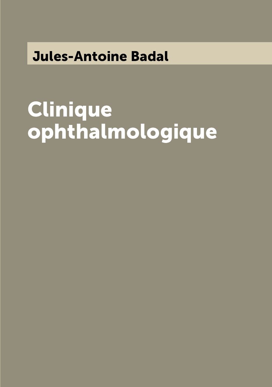 Clinique ophthalmologique