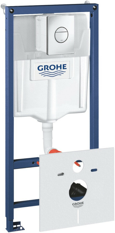 Инсталляция для подвесного унитаза 4 в 1 Grohe Rapid SL 38813001