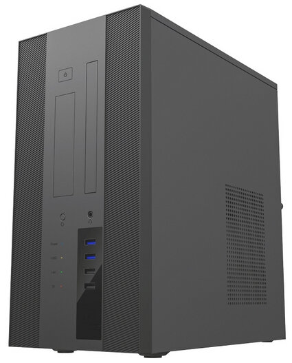 Корпус для компьютера Powerman EK303 Black mini-ITX GS-300, Black
