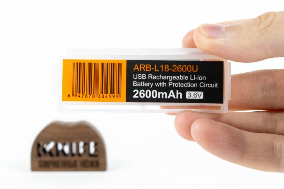 Аккумулятор ARB-L18-2600U 18650 (2600mAh) от Fenix