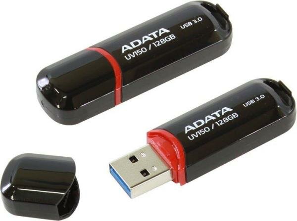  128Gb A-Data AUV150-128G-RBK USB 3.0 