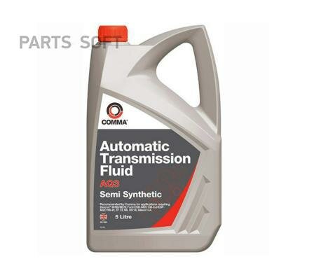 COMMA AQ35L COMMA AQ3 AUTO TRANS FLUID (5L)_жидкость гидравич.! красная\ GM Dexron III/IID/IIE/II, Allison C4