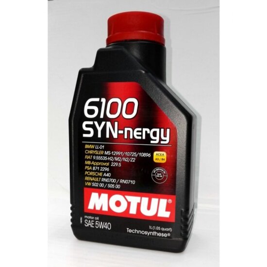 Моторное масло MOTUL 6100 Syn-Nergy 5W-40 1 л ( 103728)