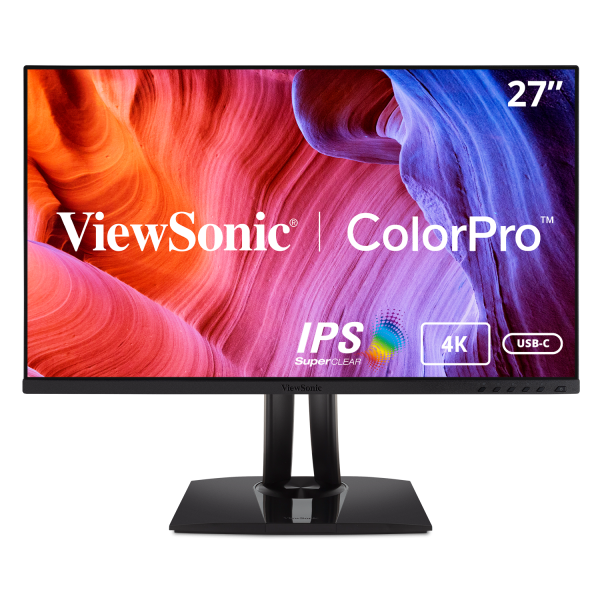 Монитор ViewSonic 27" VP2756-4K 3840x2160 IPS 60Гц 5ms HDMI DisplayPort USB-C