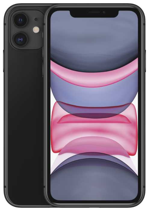 Смартфон Apple iPhone 11 64 ГБ RU, черный, Slimbox