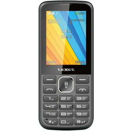 Мобильные телефоны TEXET TM 213 черный