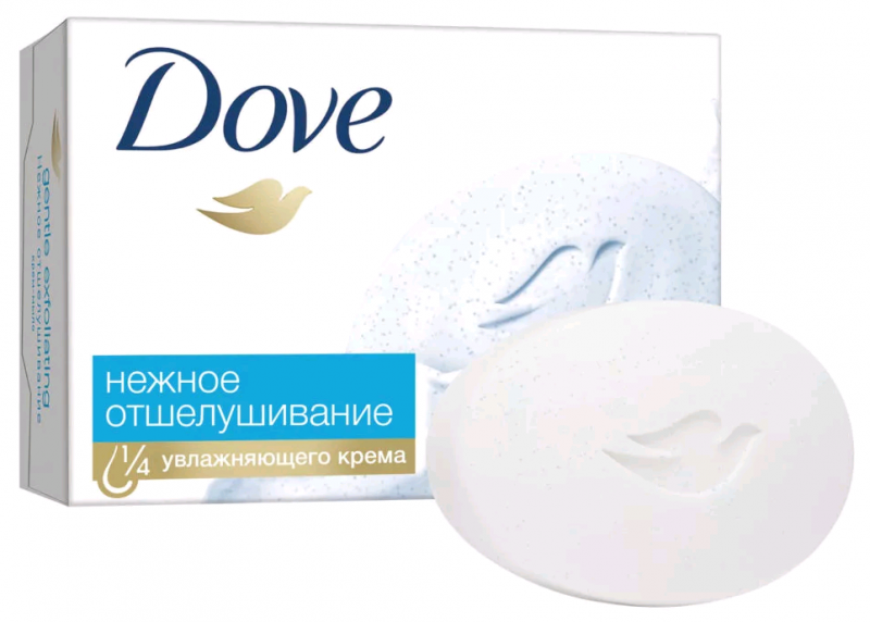 Dove Крем-мыло DOVE нежное отшелушивание, 100 гр