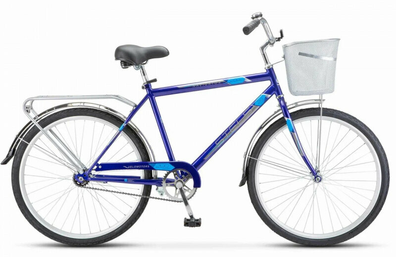 Велосипед для города и туризма STELS Navigator 200 С 26" Z010 19" синий