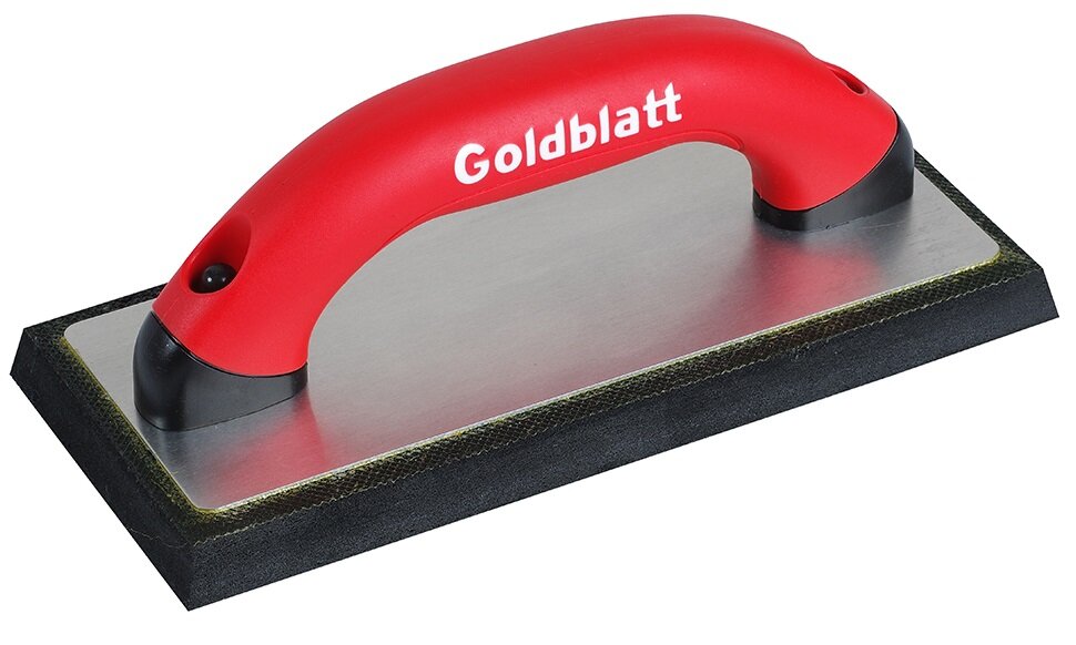 Тёрка резиновая, 229х102 мм, ручка Soft Grip Goldblatt G06964