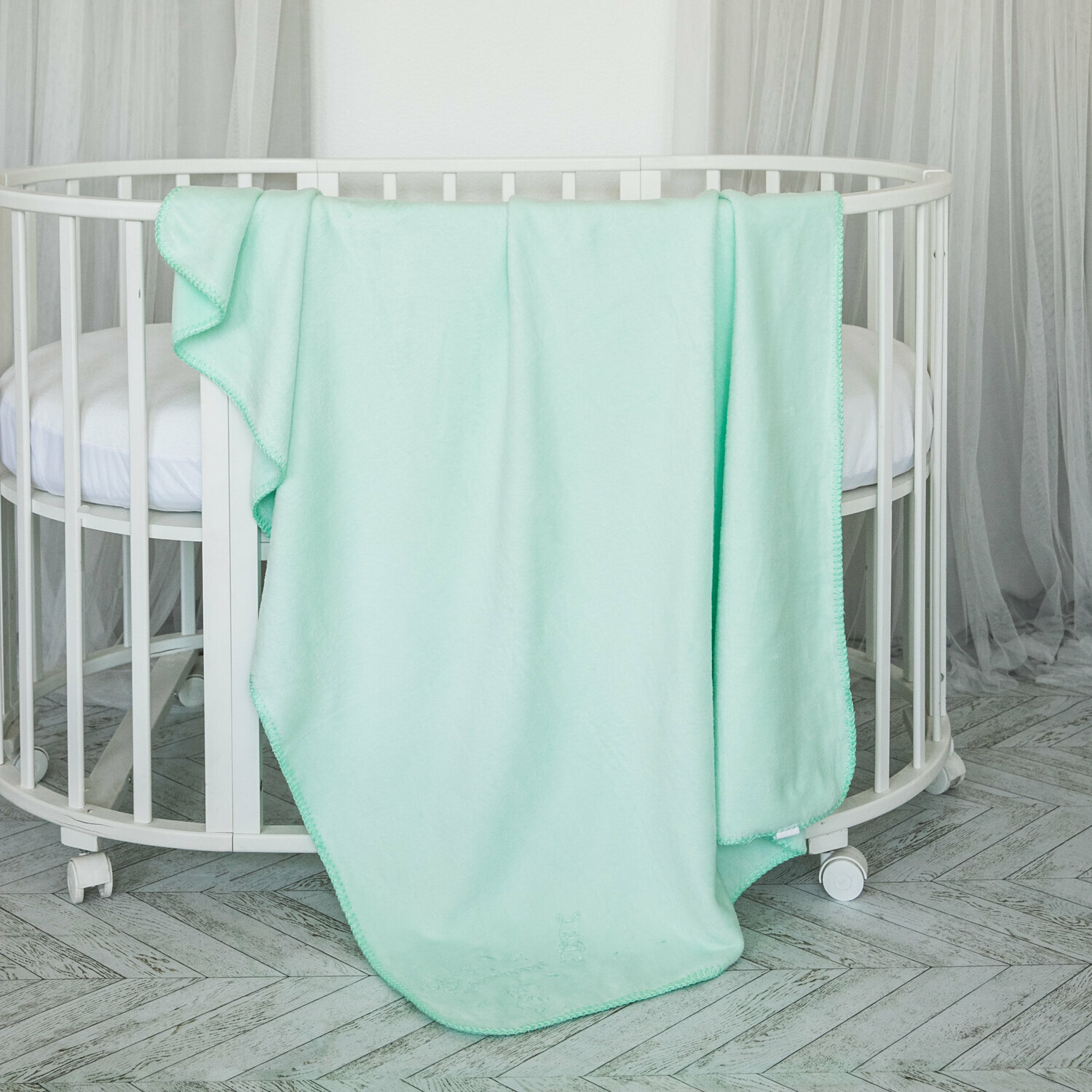 Плед детский летний хлопковый для новорожденных 100х140 На выписку, в кроватку, коляску, на крещение Для мальчика, для девочки