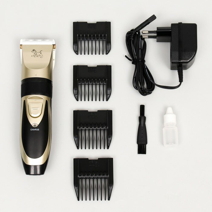 Машинка для стрижки животных Pet Clipper, электрическа, модель BX-7888 - фотография № 5