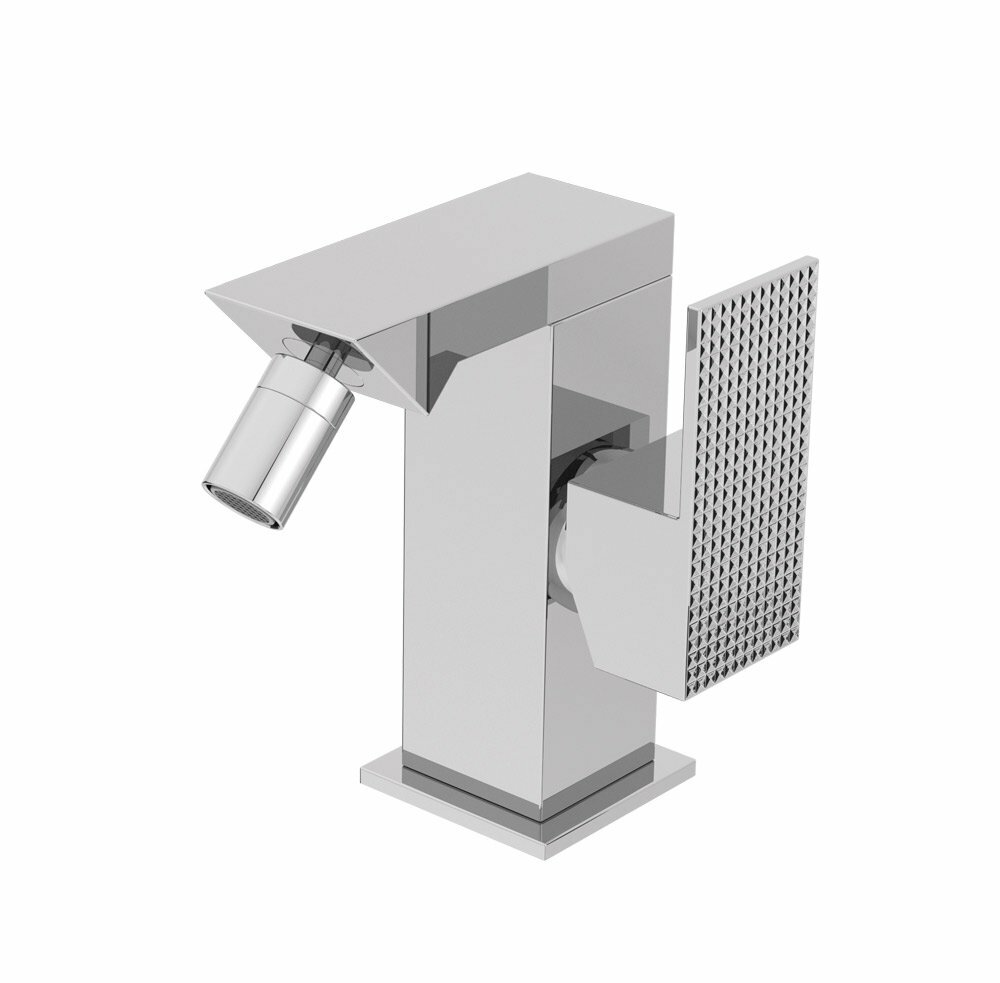 Смеситель для биде однорычажный без донного клапана Cezares PRIZMA-BSM1-NOP-W0