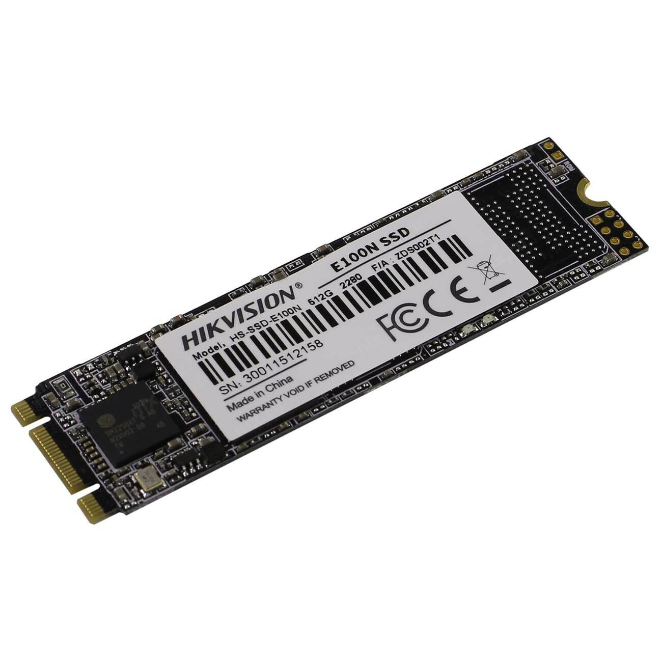 SSD накопитель Hikvision SATA III 512Gb (HS-SSD-E100N/512G)