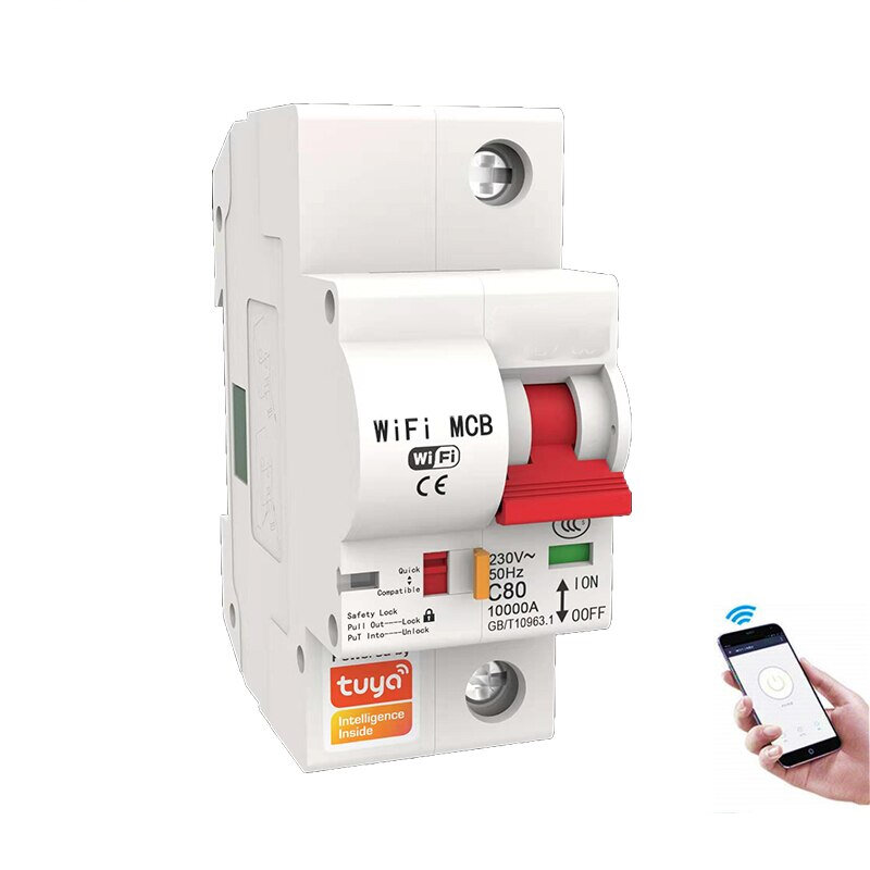 фото Умный WiFi автомат 25A Я Смарт Ya-DR25P1 защита от перегрузки и короткого замыкания