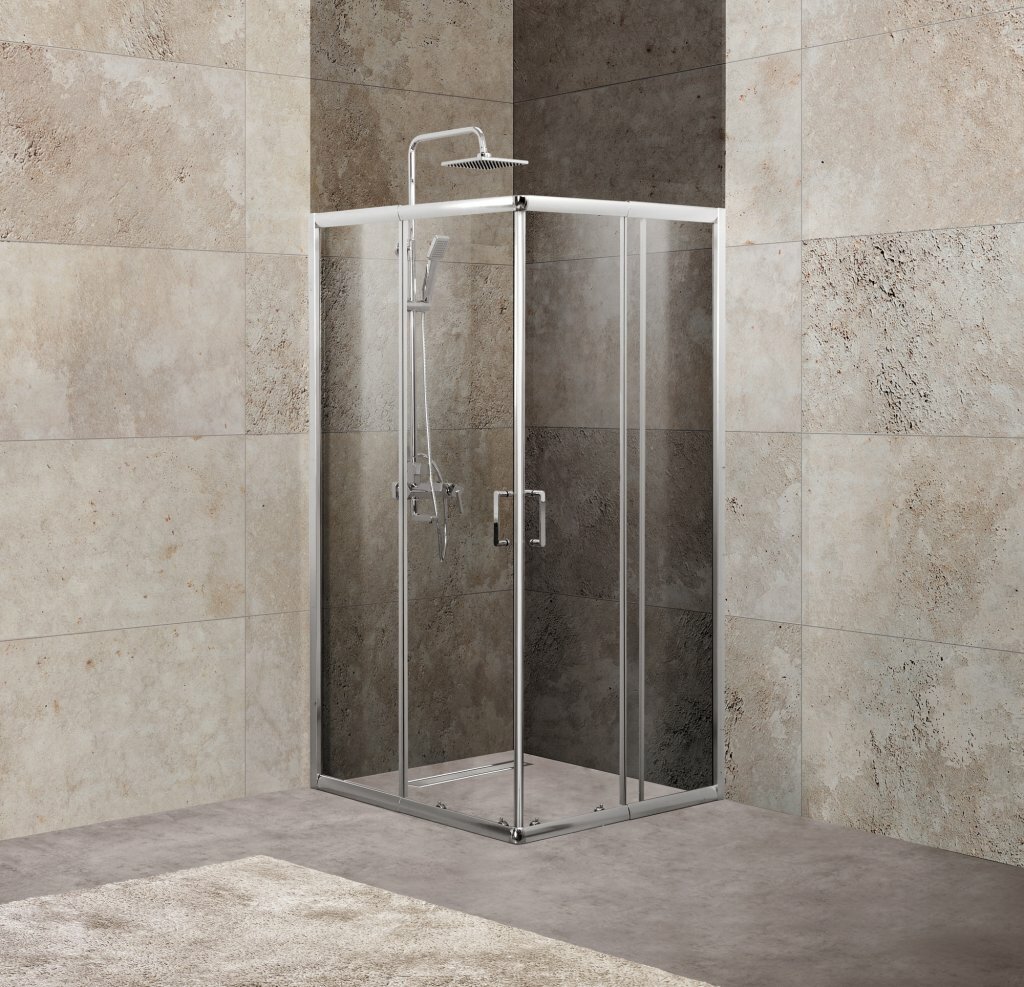 Душевой уголок BelBagno UNIQUE-A-2-85/100-P-Cr