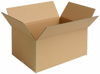 Картонная коробка для хранения и переезда RUSSCARTON, 250х150х150 мм, Т-22 бурый