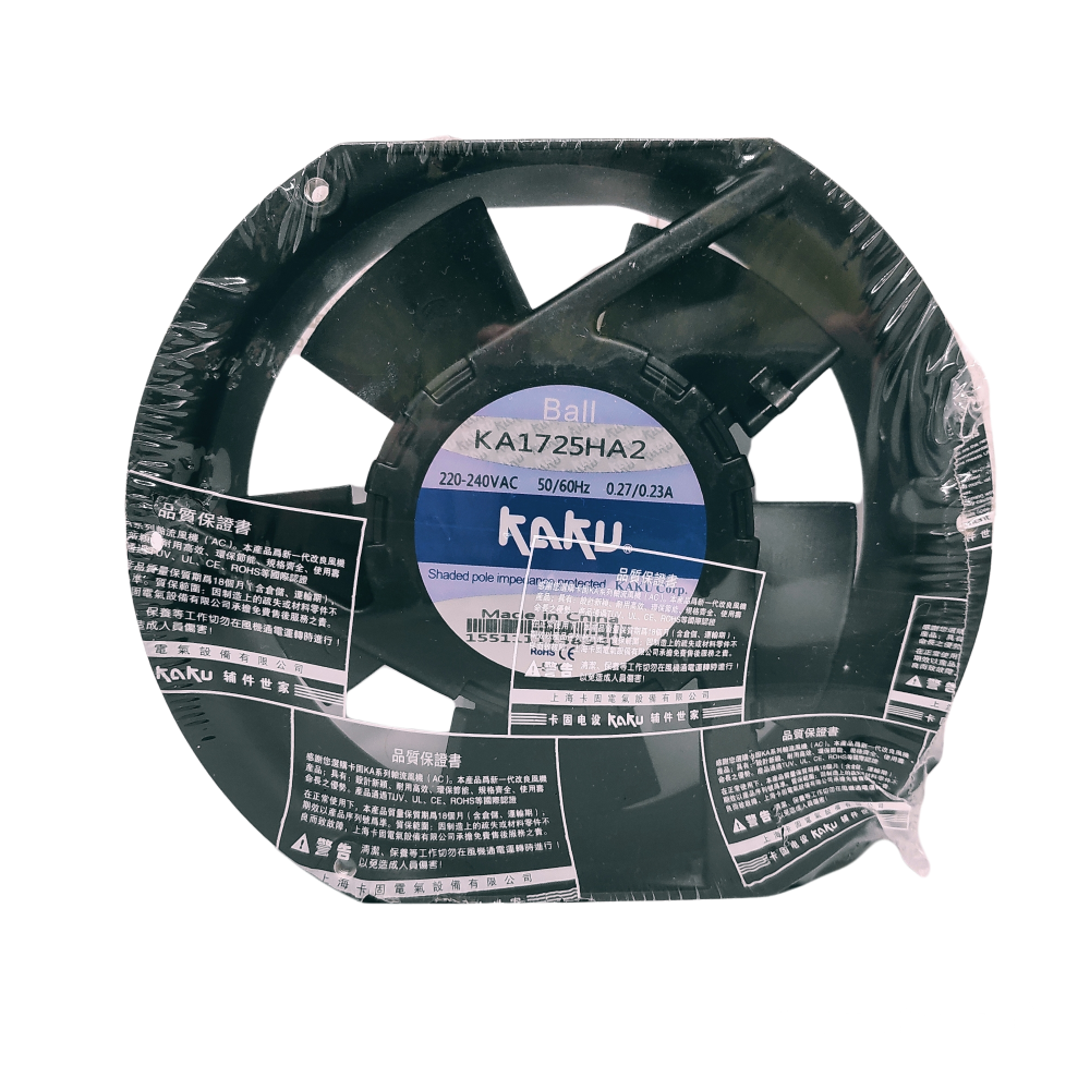 Вентилятор KAKU KA1725HA2 sleeve 220V AC 30W 352.8 m3/h 0.20A подшипник скольжения 172x50x51 - фотография № 3