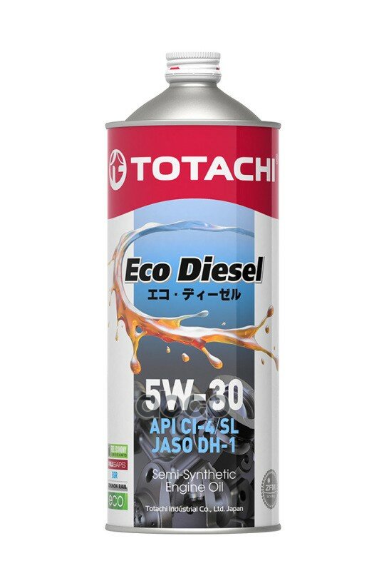 TOTACHI Масло Моторное Totachi Eco Diesel Semi-Synthetic Ci-4/Sl 5w-30 1л (4562374690462) 11101