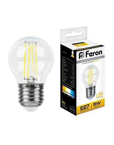Feron LB-61 Лампа светодиодная Шарик E27 5W 2700K 25581