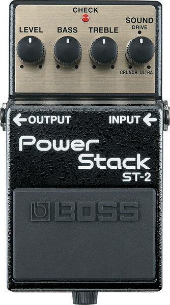 BOSS ST-2   Power Stack. : Level, EQ  Sound.  Check. : / ( Jack),    9V. 