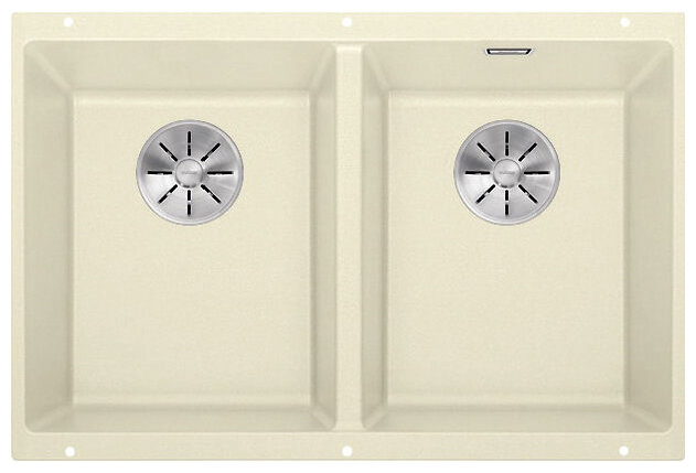 Кухонная мойка Blanco SUBLINE 350/350-U SILGRANIT жасмин с отв.арм. InFino 523579