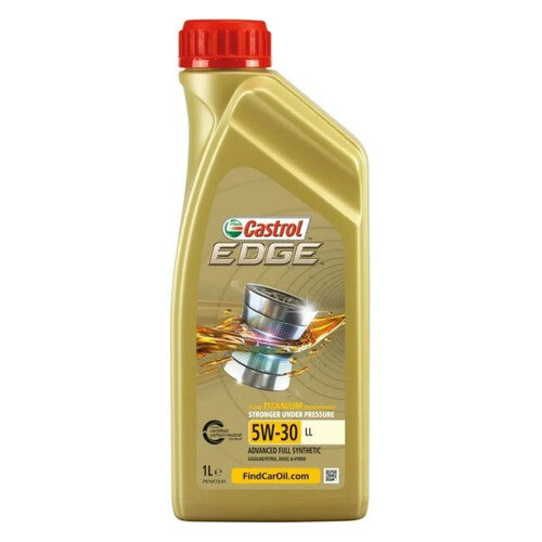 Моторное масло CASTROL EDGE LL, 5W-30, 1л, синтетическое [15665f]