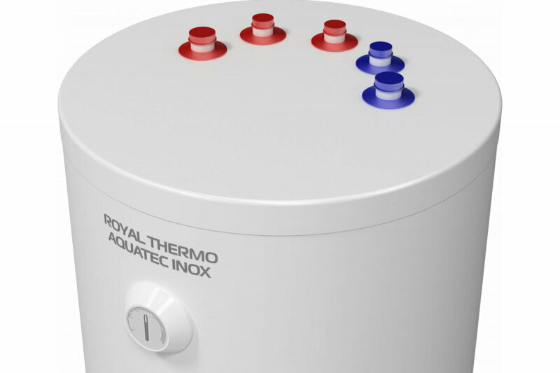 Бойлер косвенного нагрева Royal Thermo AQUATEC INOX-T 150 напольный верхнее подключение - фотография № 4