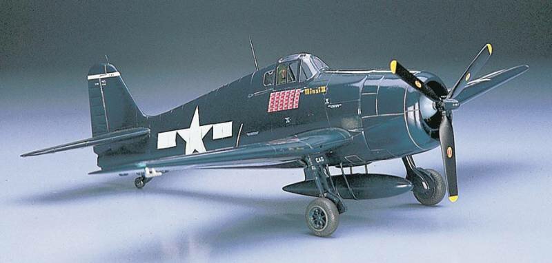 Склеиваемая пластиковая модель самолета F6F-3/5 Hellcat. Масштаб 1:72